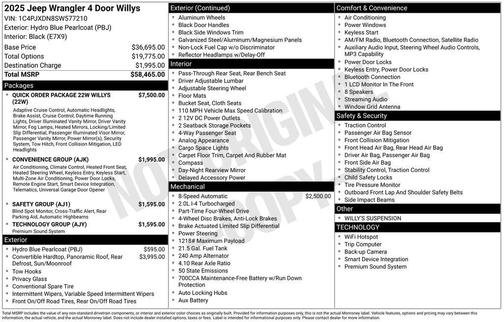 2025 Jeep Wrangler Willys