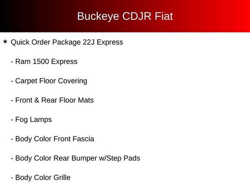 2016 RAM 1500 Tradesman/Express