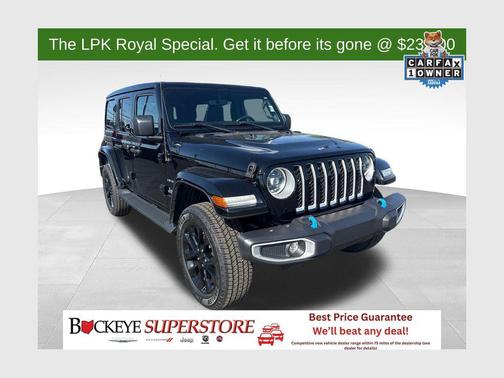 Black Clearcoat 2023 Jeep Wrangler 4xe Sahara