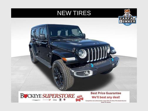 Black Clearcoat 2023 Jeep Wrangler 4xe Sahara