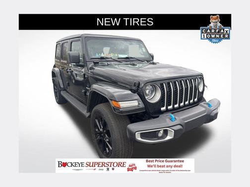 Black Clearcoat 2023 Jeep Wrangler 4xe Sahara
