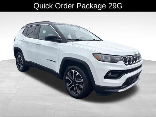 Bright White Clearcoat 2023 Jeep Compass Limited