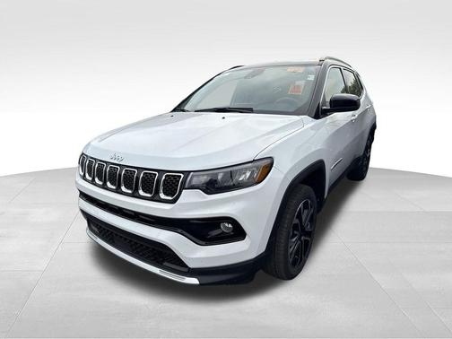 Bright White Clearcoat 2023 Jeep Compass Limited