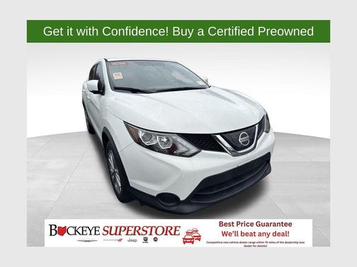 Glacier White 2019 Nissan Rogue Sport S