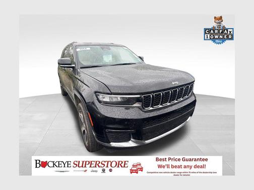 Diamond Black Crystal Pearlcoat 2023 Jeep Grand Cherokee L Limited