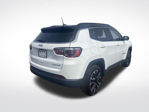 Bright White Clearcoat 2022 Jeep Compass Limited