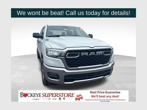 Bright White Clearcoat 2026 RAM 1500 Big Horn/Lone Star