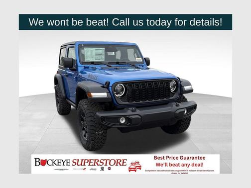 Hydro Blue Pearlcoat 2026 Jeep Wrangler Willys