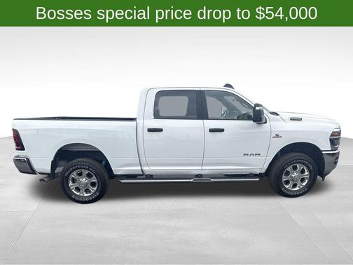 Bright White Clearcoat 2025 RAM 2500 Big Horn Crew Cab 4x4 6'4' Box