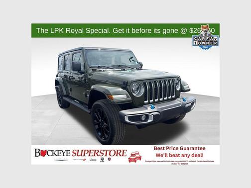 Sarge Green Clearcoat 2023 Jeep Wrangler 4xe Sahara