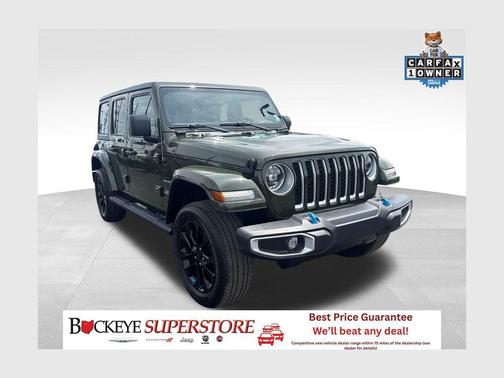 Sarge Green Clearcoat 2023 Jeep Wrangler 4xe Sahara