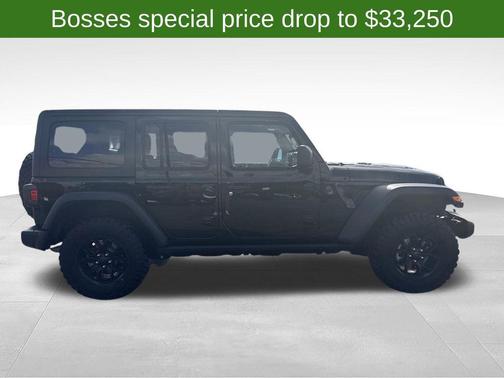 Black Clearcoat 2024 Jeep Wrangler Willys