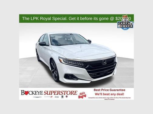 Platinum White Pearl 2022 Honda Accord Sport SE 1.5T