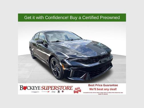 Aurora Black Pearl 2025 Kia K5 GT-Line