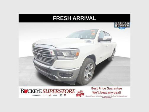 Bright White Clearcoat 2023 RAM 1500 Laramie