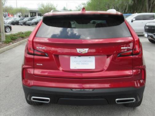 Radiant Red 2025 Cadillac XT4 Premium Luxury