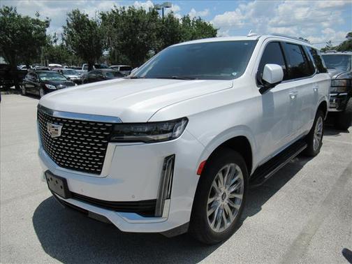 Crystal White Tri-Coat 2022 Cadillac Escalade Premium Luxury