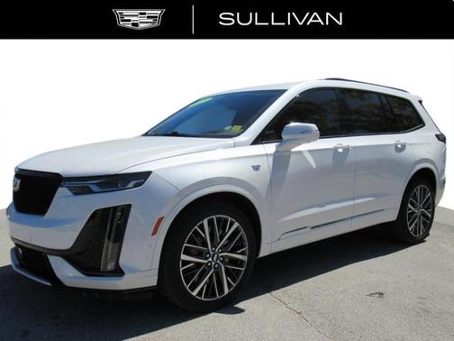 Crystal White Tri-Coat 2023 Cadillac XT6 Sport AWD