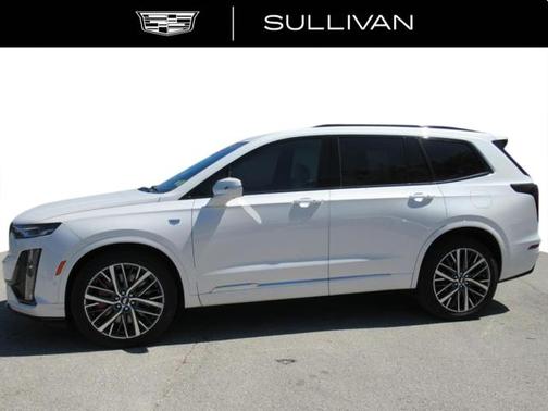 Crystal White Tri-Coat 2023 Cadillac XT6 Sport AWD