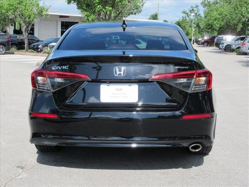 Black 2022 Honda Civic Sport