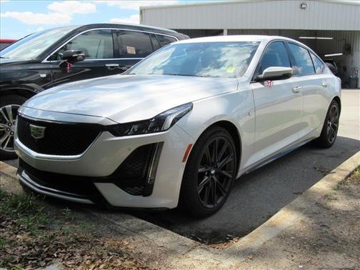 Crystal White 2022 Cadillac CT5 Sport RWD
