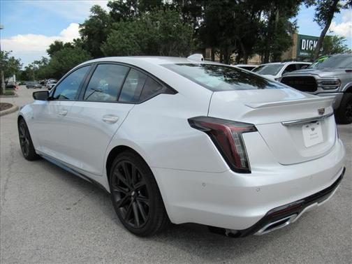 Crystal White 2022 Cadillac CT5 Sport RWD