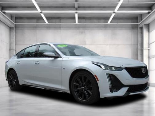 Crystal White 2022 Cadillac CT5 Sport RWD