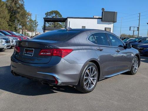 Modern Steel Metallic 2018 Acura TLX Technology
