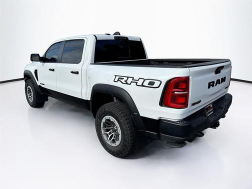 Bright White Clearcoat 2025 RAM 1500 RHO Crew Cab 4x4 5'7' Box