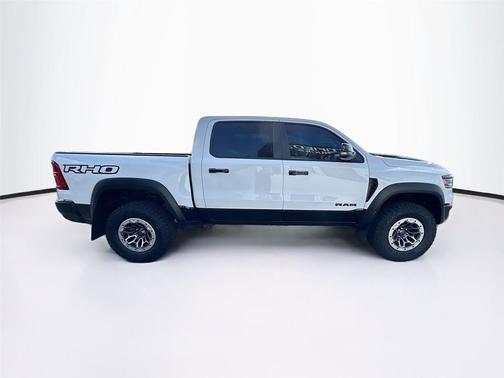 Bright White Clearcoat 2025 RAM 1500 RHO Crew Cab 4x4 5'7' Box