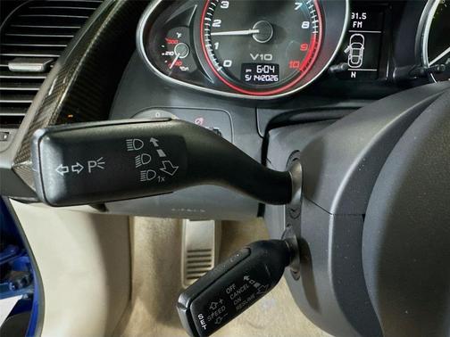 Blue 2009 Audi R8 5.2L