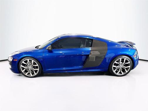Blue 2009 Audi R8 5.2L