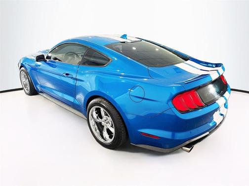 Velocity Blue Metallic 2020 Ford Mustang EcoBoost
