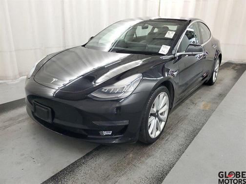 Obsidian Black Metallic 2018 Tesla Model 3 Long Range