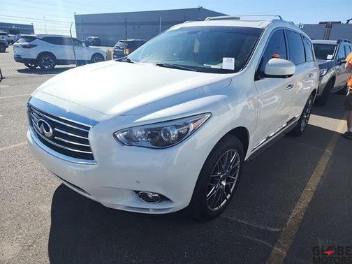 Moonlight White 2013 INFINITI JX35 Base