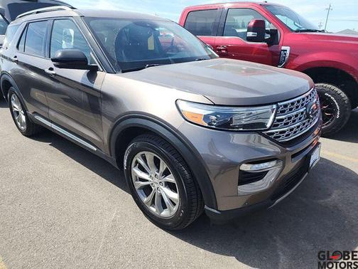Stone Gray 2021 Ford Explorer Limited