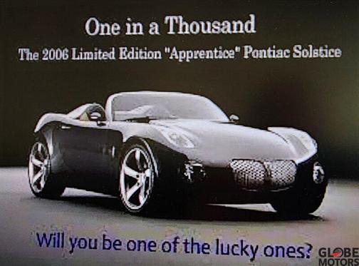 2006 Pontiac Solstice The Apprentice