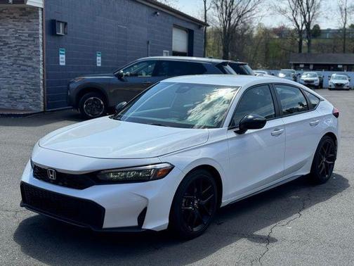 White 2025 Honda Civic Sport
