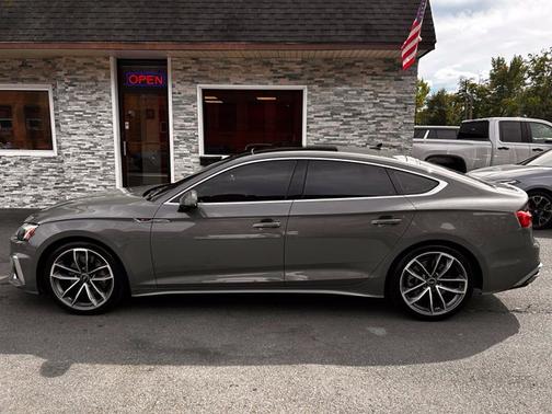 Gray Metallic 2023 Audi A5 45 S line Premium Plus