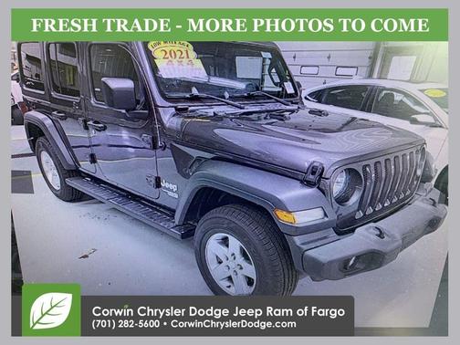 Granite Crystal Metallic Clearcoat 2021 Jeep Wrangler Unlimited Sport
