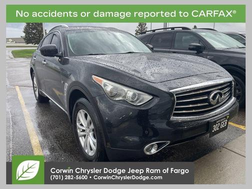 Black 2016 INFINITI QX70 Base