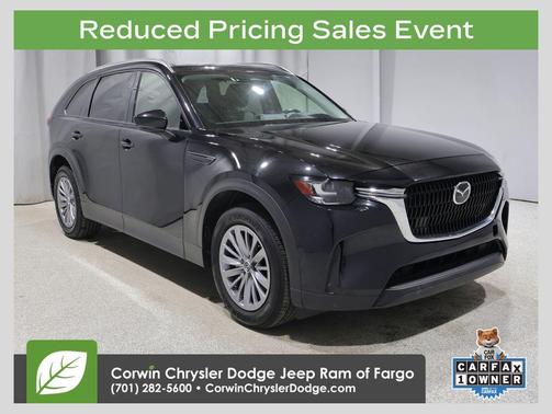 Jet Black Mica 2024 Mazda CX-90 3.3 Turbo Preferred Plus