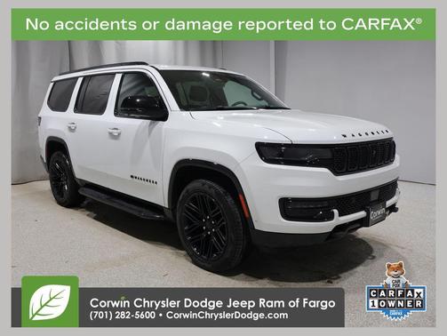 Bright White Clearcoat 2024 Jeep Wagoneer Series II Carbide 4x4