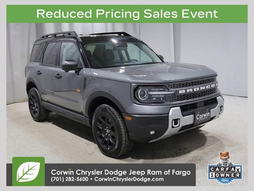 CARBONIZED GRAY METALLIC 2025 Ford Bronco Sport Badlands