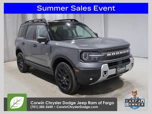 CARBONIZED GRAY METALLIC 2025 Ford Bronco Sport Badlands