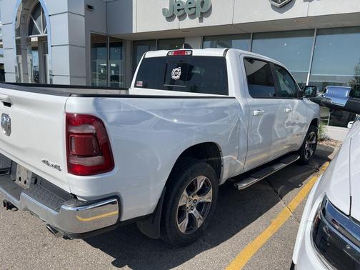 Ivory White Tri-Coat Pearlcoat 2023 RAM 1500 Laramie