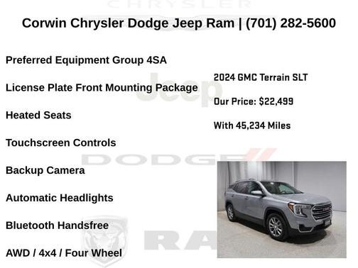 Sterling Metallic 2024 GMC Terrain SLT