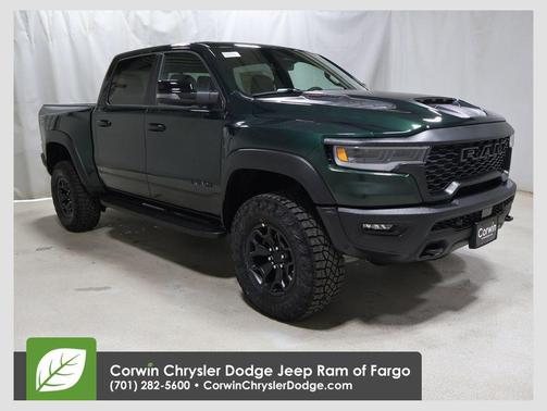 Serrano Green Metallic 2026 RAM 1500 RHO Crew Cab 4x4 5'7' Box