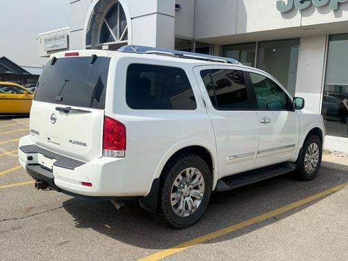 Pearl White 2015 Nissan Armada Platinum