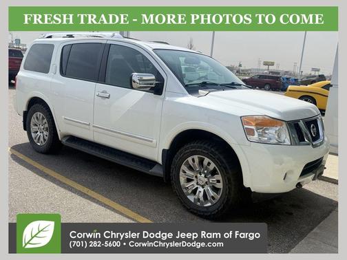 Pearl White 2015 Nissan Armada Platinum